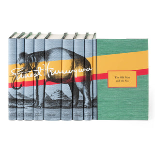 Ernest Hemingway Elephant Signature Book Set, Gift, Trade, Custom Books, Message, Special Edition