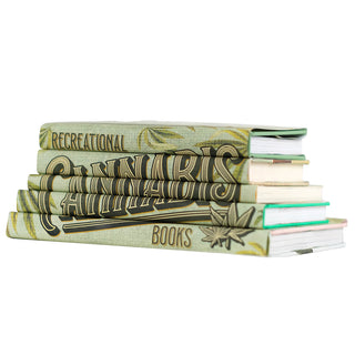 Indulge in a sensory experience with our Cannabis Book Set, a comprehensive collection of sophisticated, weed-infused tips and tricks. Juniper Books custom book sets with specialty art jackets. Gift, trade.