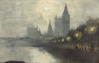 "Westminster" painting by George Hyde Pownall