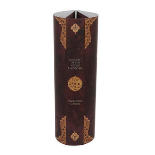 Special edition book cover only for A Knight of the Seven Kingdoms by George R.R. Martin with eye catching faux leather book cover from Juniper Books.