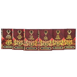 Book covers from Juniper Books’ Shanghai Secrets Book Set by Chloe Gong are designed to transform your shelf into art.