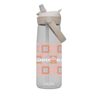 Junibrarian Flip Straw Water Bottle 25oz