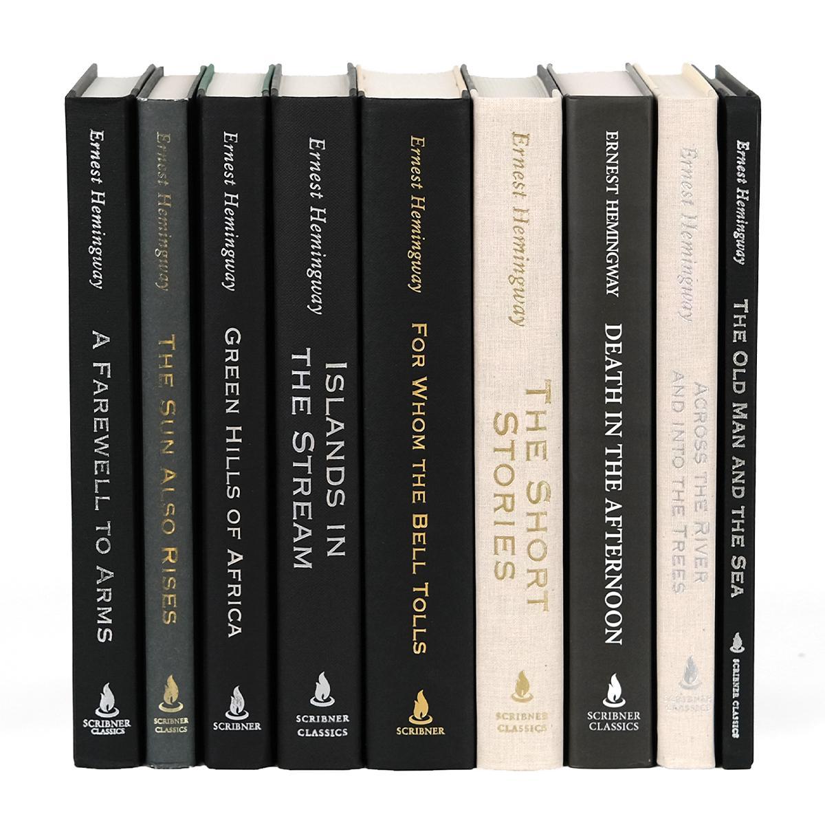 Ernest Hemingway Custom Elephant Book Set