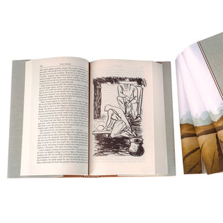 Peek inside John Steinbeck Book Set. Books you love now with book covers worth showing off from Juniper Books.