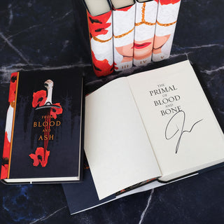 Title page signed by Jennifer L. Armentrout in the Blood and Ash Book Set exclusively sold on Juniper Books.