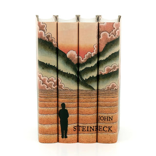 Special edition John Steinbeck Artist Seties book set with eye catching book covers from Juniper Books.