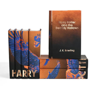 Harry Potter blue Ravenclaw Limited edition Eagle mascot book sets from Juniper Books