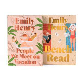 Beach Read and People We Meet on Vacation by Emily Henry - Books Only Curated by Juniper Books