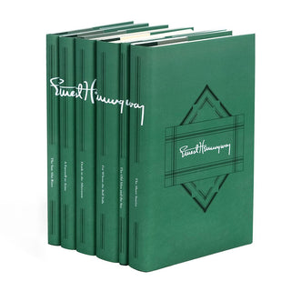 ernest hemingway's tackle box Ernest Hemingway Book Set with Signature Custom Jackets