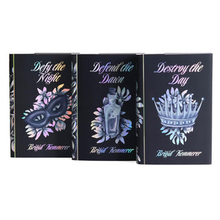 Book cover from Juniper Books Defy the Night Book Set by Brigid Kemmerer designed to transform your shelf into art.