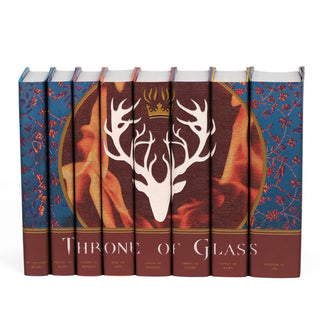 Sarah J. Maas Throne of Glass Book Set with custom Juniper Books jackets.Fans of this series are sure to appreciate the symbolic elements woven into the design of our custom jackets. Gift. 