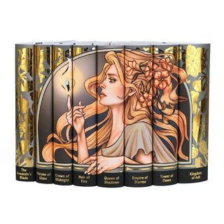Limited Edition Throne of Glass Jackets Only by Sarah J Maas with eye catching book covers from Juniper Books.
