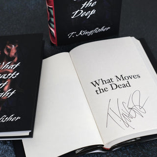 Title page signed by T. Kingfisher in the Limited Edition Sworn Soldier Book Set exclusively sold on Juniper Books.