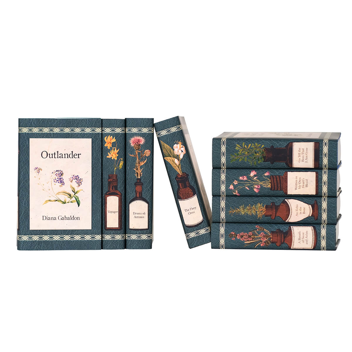 Outlander Botanical Dust Jackets: 9-Book Hardcover Set