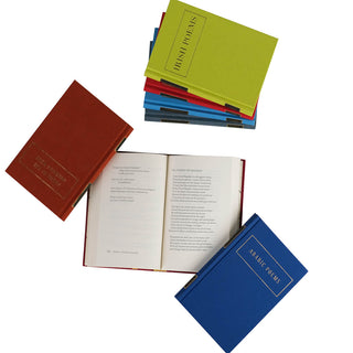 Let your love of poetry soar with this exclusive Juniper Books World Poetry Set! Featuring 7 Everyman's Library Pocket Poets, this set includes a variety of colors and styles to fit any décor.