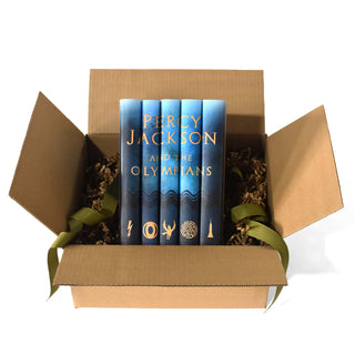 Gift a Juniper Books collectible Percy Jackson book set with custom dust jackets 