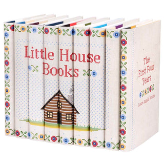 Laura Ingalls Wilder’s Little House novels, inspired by her childhood adventures as a pioneer on the Western Frontier with her family, have long been favorites among young readers. The Juniper Books jacket design for the set is styled after a needlework sampler, adding to the vintage appeal of the set. Great custom gift. 