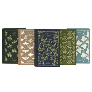 Order your Juniper Books Penguin Classics Everglades Palette Book Set today! This darker palette of greens and blues will add an interesting contrast to your shelves. Trade. Gift. Custom. Books. Collection