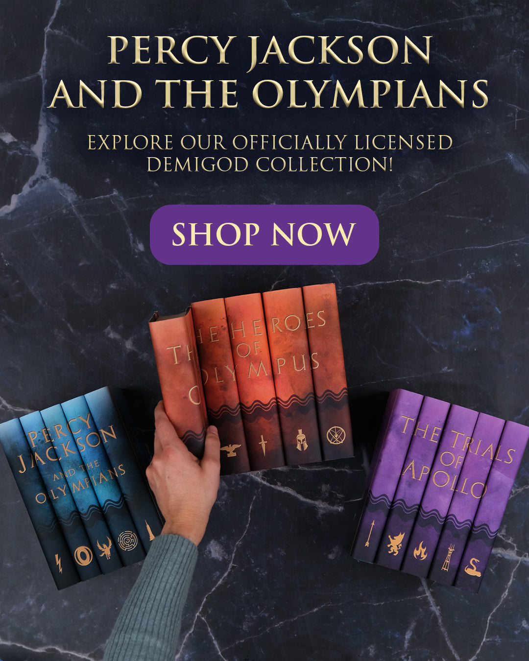 Special edition and limited edition book sets by beloved authors.