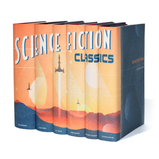 A custom jacket design by Juniper Books elevates these momentous stories to new heights! Sci-fi, Science Fiction classics, Books by Topic, Trade, Collection, Gift, Custom