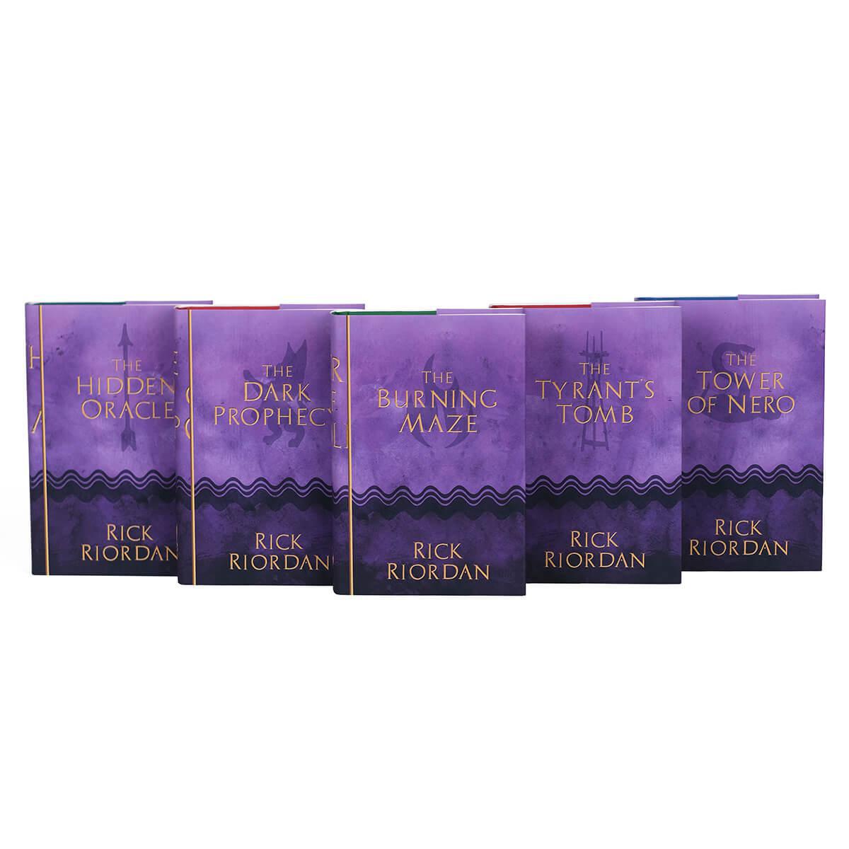 Exclusive Dust Jackets for The Trials of Apollo Series