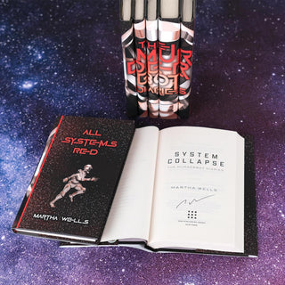 Signed Murderbot Diaries by Martha Wells Book Set | Signed Edition