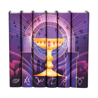 Mortal Instruments book set by Cassandra Clare with eye catching collectible book covers from Juniper Books.