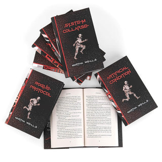 Signed Murderbot Diaries by Martha Wells Book Set | Signed Edition