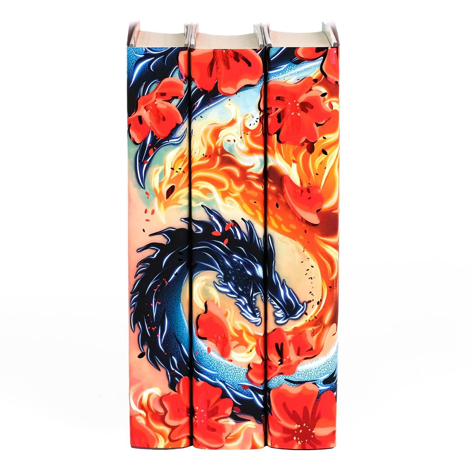 The Poppy War Trilogy R F Kuang Metallic Foil Book Set