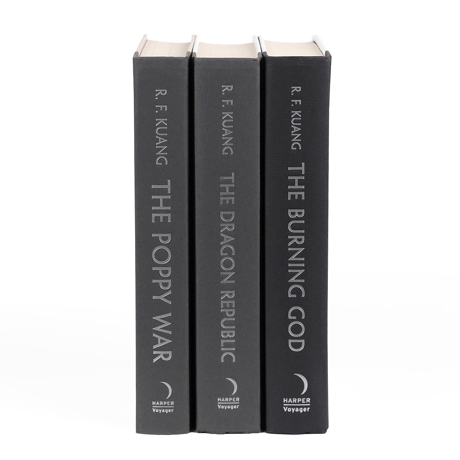 The Poppy War Trilogy R F Kuang Metallic Foil Book Set
