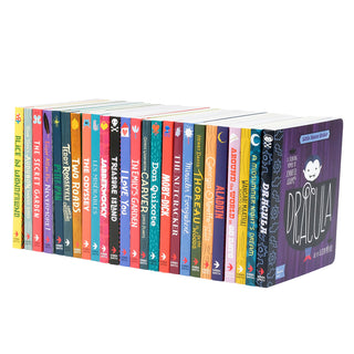 This set of 25 BabyLit books, published by Gibbs Smith, is designed to introduce literary classics and historical figures to kids. Custom little books primer gift
