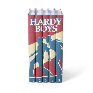 Hardy boys Hardcover Book Set by Franklin W. Dixon. Curated and Wrapped by Juniper Books Special Custom Designed Book Jackets.